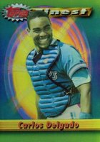 1994 Finest #423 Carlos Delgado Refractor Baseball Card