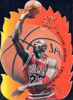 1996 Flair Showcase Hot Shots #1 Michael Jordan Basketball Card