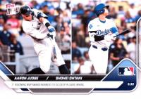 2025 Topps Now #239 Aaron Judge/Shohei Ohtani Baseball Card
