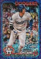 2024 Topps Chrome #1 Shohei Ohtani Purple Speckle Refractor Baseball Card