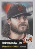 2019 Topps Living #140 Brandon Crawford Baseball Card