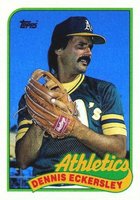 1989 Topps #370 Dennis Eckersley Baseball Card