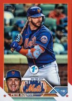 2023 Topps 1st Edition #20 Pete Alonso Red Foil Baseball Card