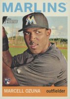 2013 Topps Heritage  #H505 Marcell Ozuna Baseball Card