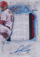 2017 Topps Inception Autograph Jumbo Patch #AR Alex Reyes Baseball Card