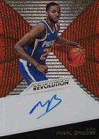 2018 Panini Revolution Rookie Autographs #MBG Mikal Bridges Basketball Card