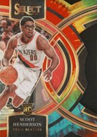 2023 Panini Select #129 Scoot Henderson Tie-Dye Die-Cut Basketball Card