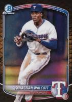 2025 Bowman Chrome Prospects #BCP133 Sebastian Walcott Reptilian Refractor Baseball Card