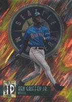 1995 Pinnacle Team Pinnacle #TP7 Barry Bonds/Ken Griffey Jr. Dufex-AL Baseball Card