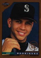 1996 Score Dugout Collection #19 Alex Rodriguez Series 1-Artist's Proof Baseball Card
