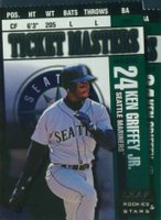 1998 Leaf Rookies & Stars Ticket Masters #1 Ken Griffey Jr./Alex Rodriguez Die Cut Baseball Card