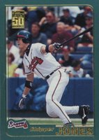 2001 Topps #2 Chipper Jones Baseball Card