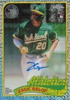 2024 Topps Silver Pack 1989 Chrome Promo #T89C1 Zack Gelof Autograph Baseball Card