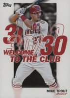 2023 Topps Welcome to the Club #WC15 Mike Trout Baseball Card
