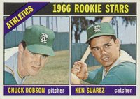1966 Topps #588 Athletics Rookies Baseball Card