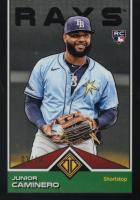 2024 Topps Transcendent Collection Transcendent Icons Chrome #20 Junior Caminero Image Variation-Black Refractor Baseball Card