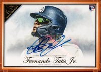2019 Topps Gallery #56 Fernando Tatis Jr. Autograph-Orange Baseball Card