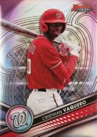 2022 Bowman's Best Top Prospects #TP26 Cristhian Vaquero Refractor Baseball Card