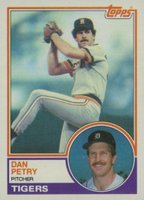 1983 Topps #638 Dan Petry Baseball Card