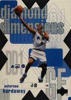 1997 Upper Deck Diamond Dimensions #DD1 Anfernee Hardaway Basketball Card