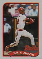 1989 Topps #330 Eric Davis Baseball Card