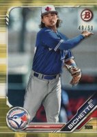 2019 Bowman Paper Prospects #BP111 Bo Bichette Gold Baseball Card
