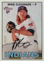 2016 Topps Heritage #639 Mike Clevinger Baseball Card