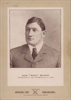 1902 Sporting Life Cabinets #664 Honus Wagner Pittsburg, 1902-Street clothes Baseball Card