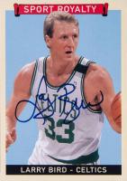 2008 Upper Deck Goudey Sport Royalty Autographs #GSRLB Larry Bird Basketball Card