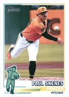 2025 Topps Heritage 1976 Redefined #76R7 Paul Skenes Baseball Card