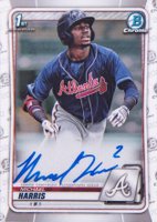 2020 Bowman Chrome Prospect Autographs #CPAMH Michael Harris Baseball Card
