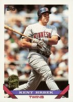 1993 Topps #9 Kent Hrbek Florida Marlins Inaugural Baseball Card