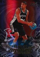 1999 Fleer Force Mission Accomplished #4 Tim Duncan Forcefield Basketball Card
