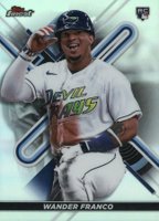 2022 Topps Finest #2 Wander Franco Refractor Baseball Card