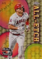 2024 Topps Chrome Chrome All Etch #CAE2 Mike Trout Superfractor 1/1 Baseball Card