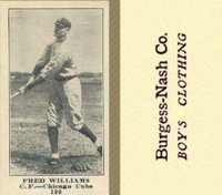 1916 Burgess-Nash Co. #190 Fred Williams Baseball Card