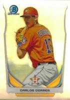 2014 Bowman Draft Picks Top Prospects #CTP3 Carlos Correa Chrome-Refractor Baseball Card