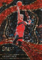 2023 Panini Select #287 Gradey Dick Red Disco Basketball Card