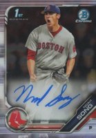 2019 Bowman Draft Chrome Draft Picks Autograph #CDANS Noah Song Baseball Card