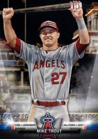 2018 Topps Update Salute #S-19 Mike Trout Baseball Card