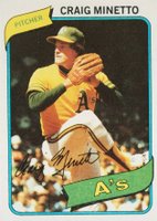 1980 Topps #494 Craig Minetto Baseball Card
