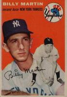1954 Topps #13g Billy Martin Gray Back Baseball Card
