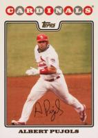 2008 Topps #490 Albert Pujols Gold Foil Baseball Card