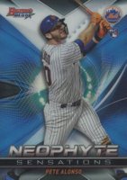 2019 Bowman's Best Neophyte Sensations #NS-5 Pete Alonso Baseball Card