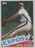 1985 Topps Mini #114 Bob James Baseball Card