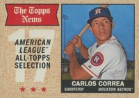 2017 Topps Heritage  #366 Carlos Correa Baseball Card