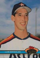 1991 Stadium Club #576 Luis Gonzalez Baseball Card
