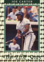 1992 Donruss Elite #10 Joe Carter Baseball Card