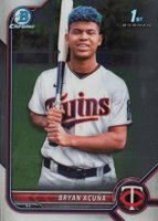 2022 Bowman Chrome Prospects #BCP151 Bryan Acuna Baseball Card