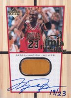 1999 Upper Deck MJ Final Floor  #FF3A Michael Jordan Autograph Basketball Card